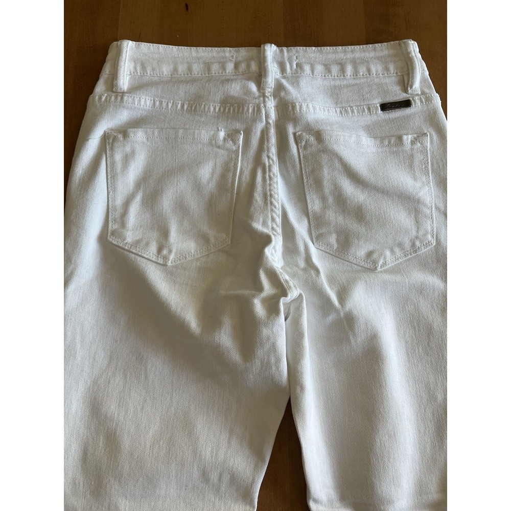 KanCan Women's White‎ Denim Jeans Size 3/25 Distressed Skinny Summer - Picture 10 of 11
